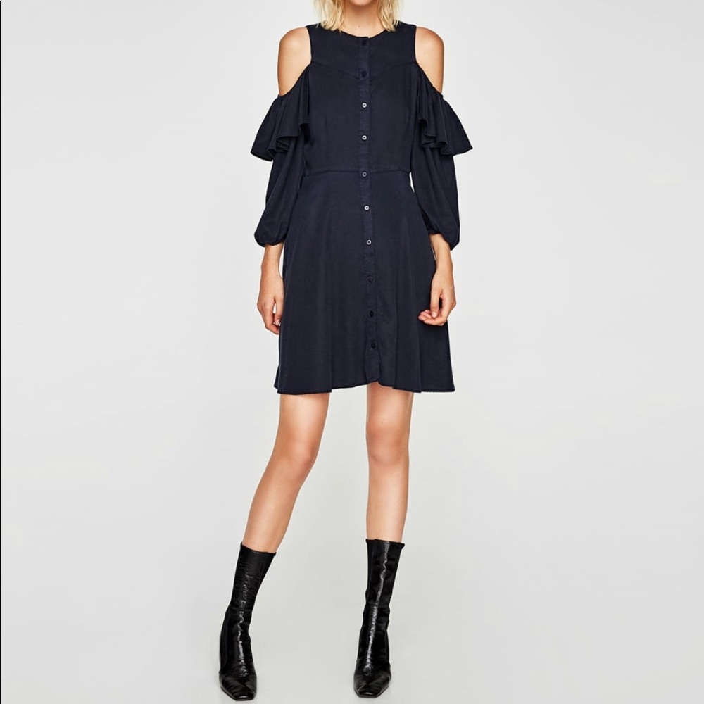 Zara Off the Shoulder Dress